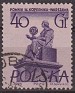 Poland 1955 Monumentos 40 Groszv Multicolor Scott 672